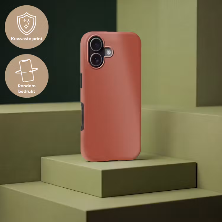 Telefoonhoesje Toughcase - Rustic - Terracotta - Oranje — 7