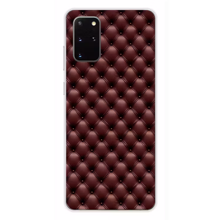 Telefoonhoesje - Leer - Patroon - Bordeaux — 4