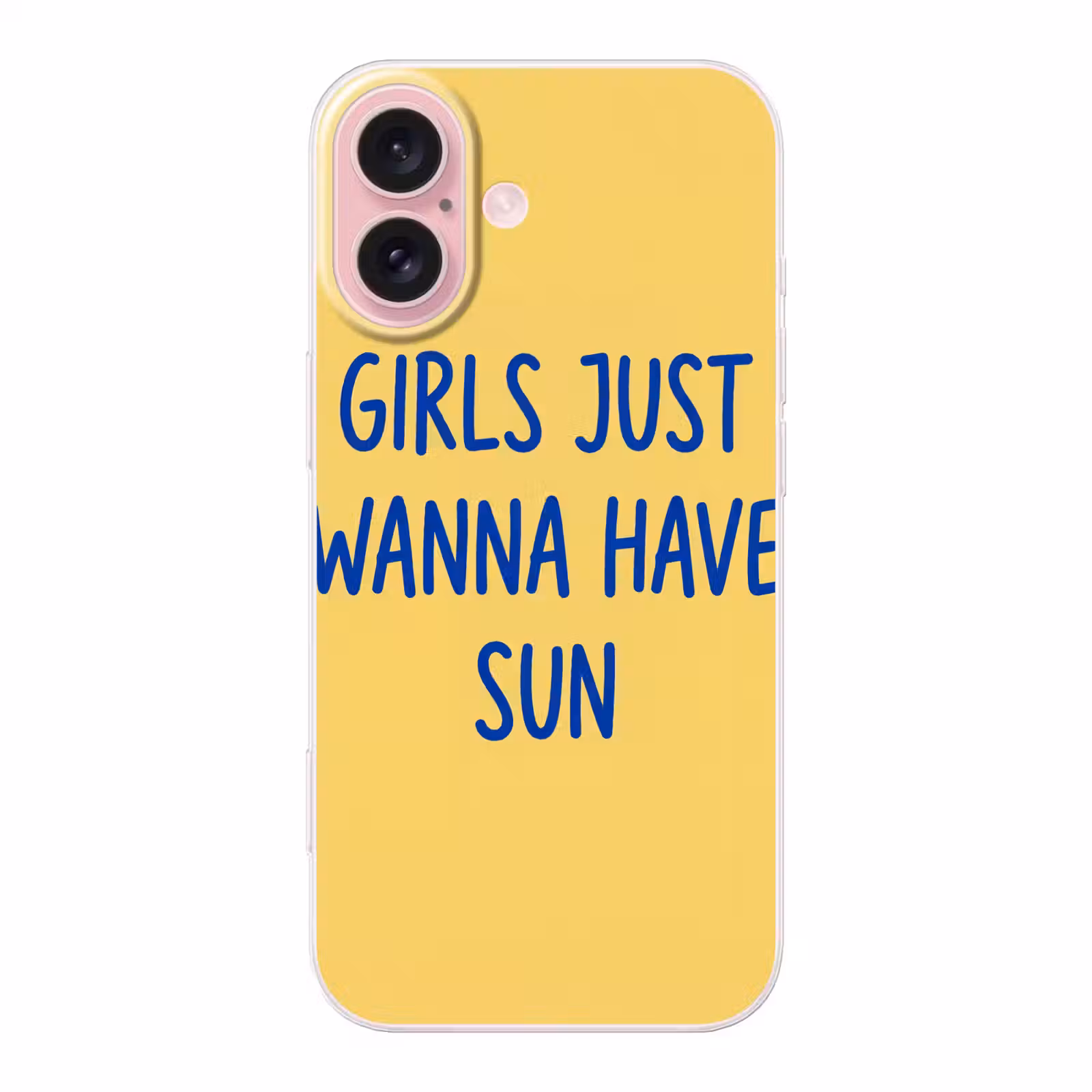 Telefoonhoesje - Tekst - Zon - Zomer - Modern - Geel — 1