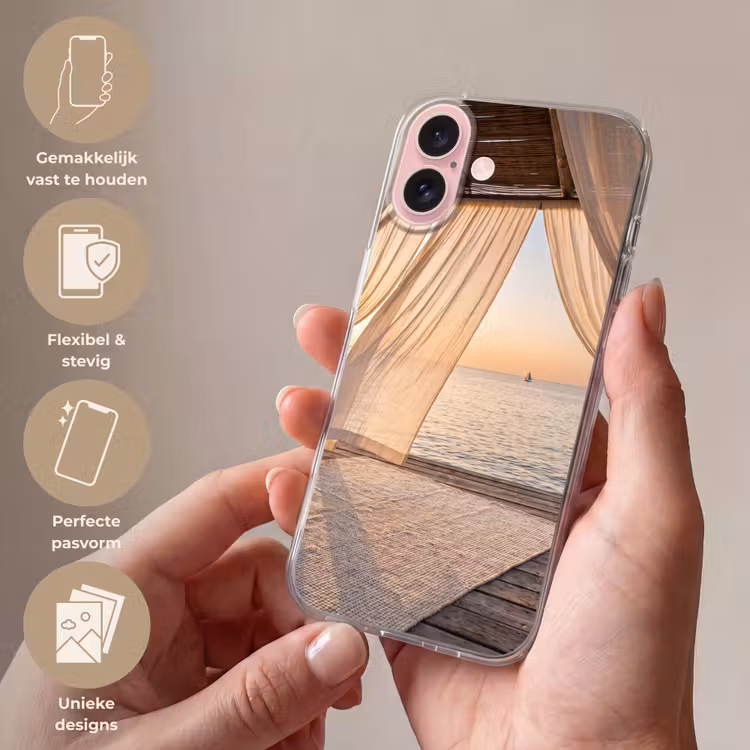Telefoonhoesje - Overkapping - Zee - Zonsondergang - Vakantie - Rust — 4
