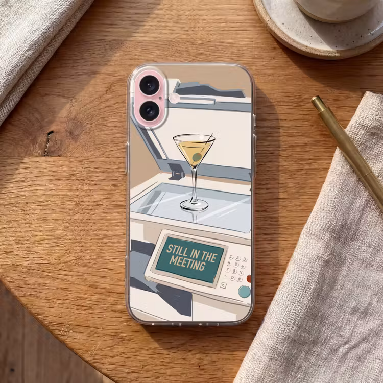 Telefoonhoesje - Kantoor - Drank - Humor - Illustratie — 2