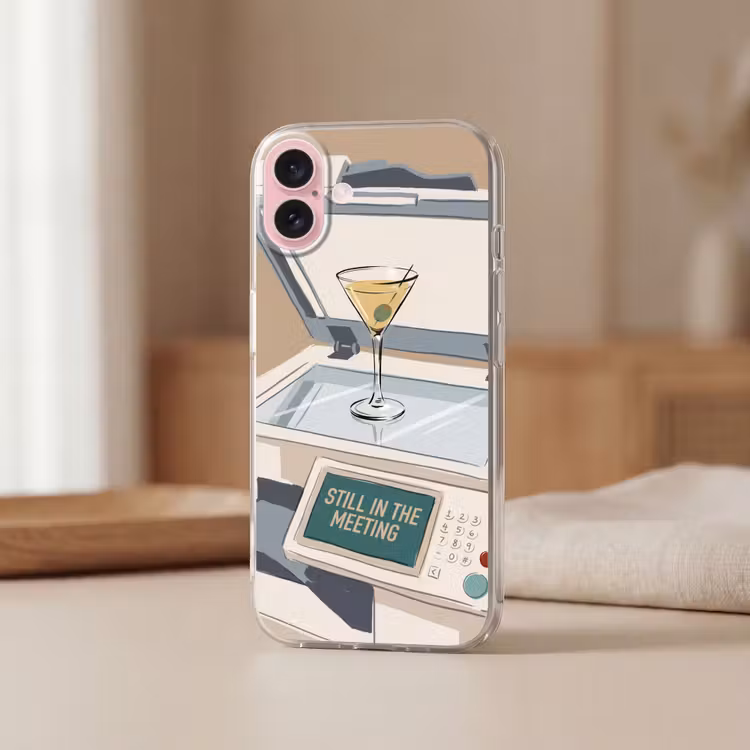 Telefoonhoesje - Kantoor - Drank - Humor - Illustratie — 3