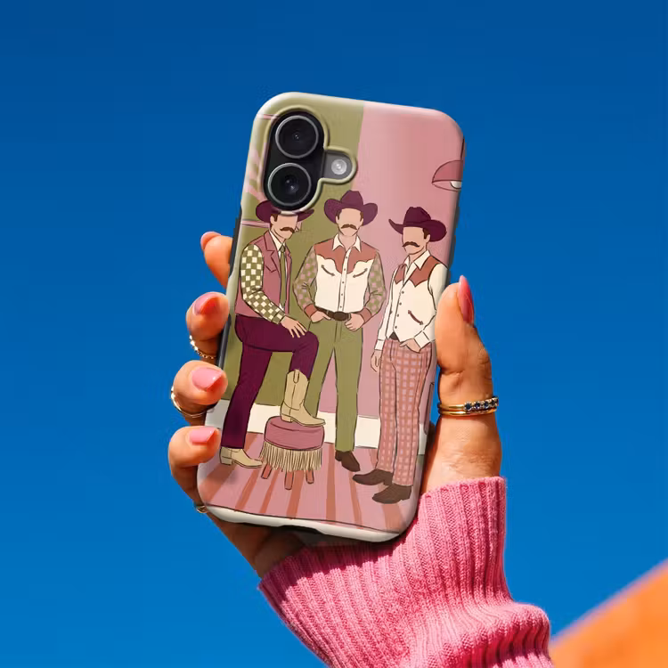 Telefoonhoesje Toughcase - Mensen - Mannen - Hoeden - Retro - Interieur — 2
