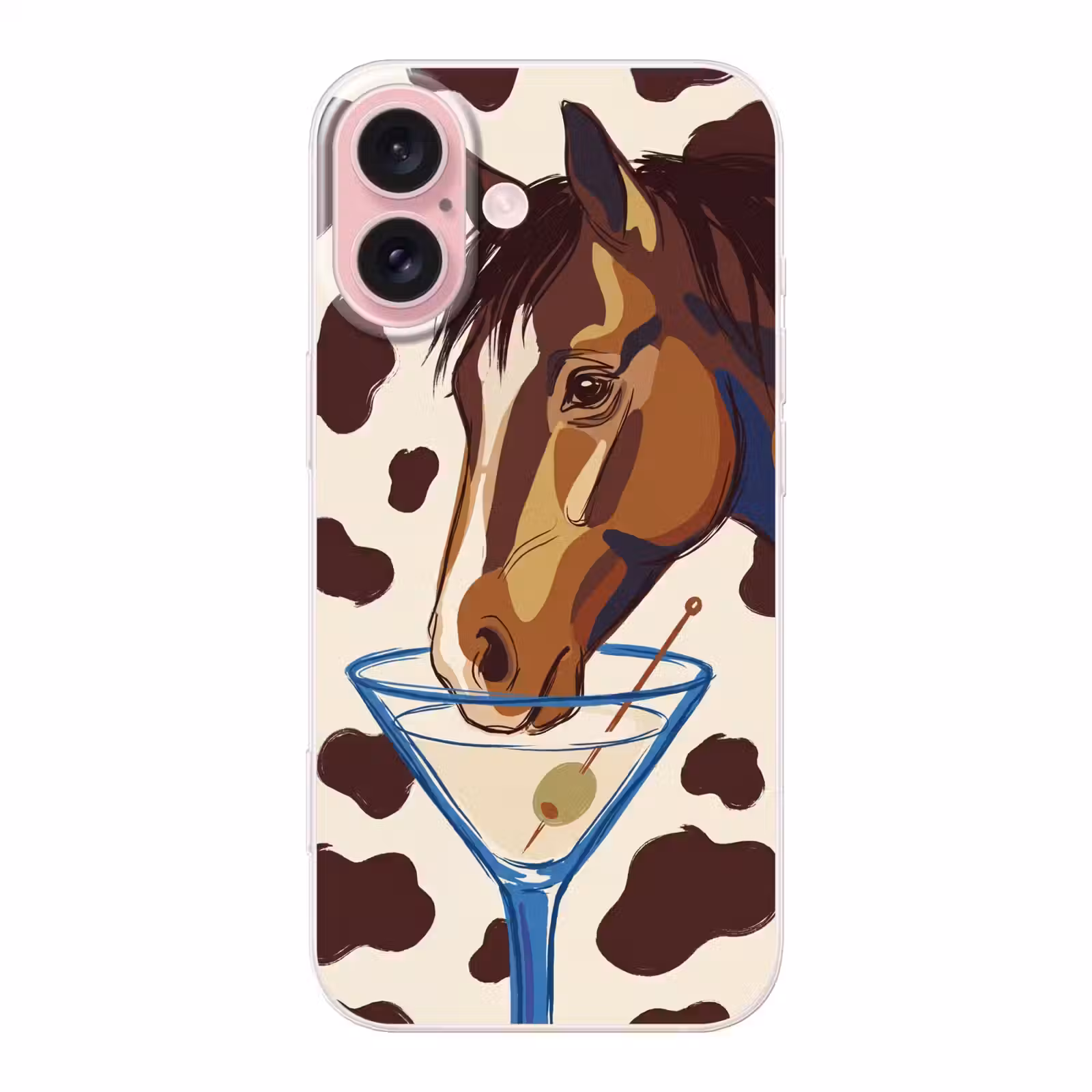 Telefoonhoesje - Paard - Martini - Dieren - Abstract - Bruin — 1