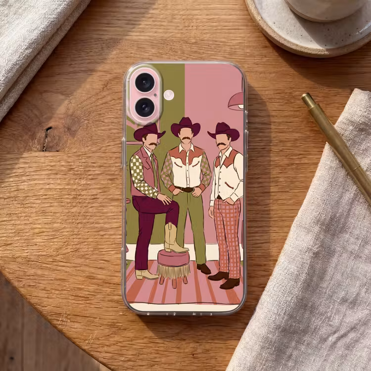 Telefoonhoesje - Mensen - Mannen - Hoeden - Retro - Interieur — 2