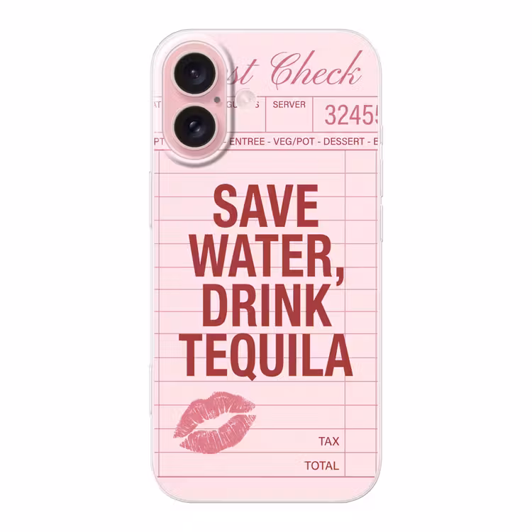 Telefoonhoesje - Humor - Drank - Tekst - Roze — 1