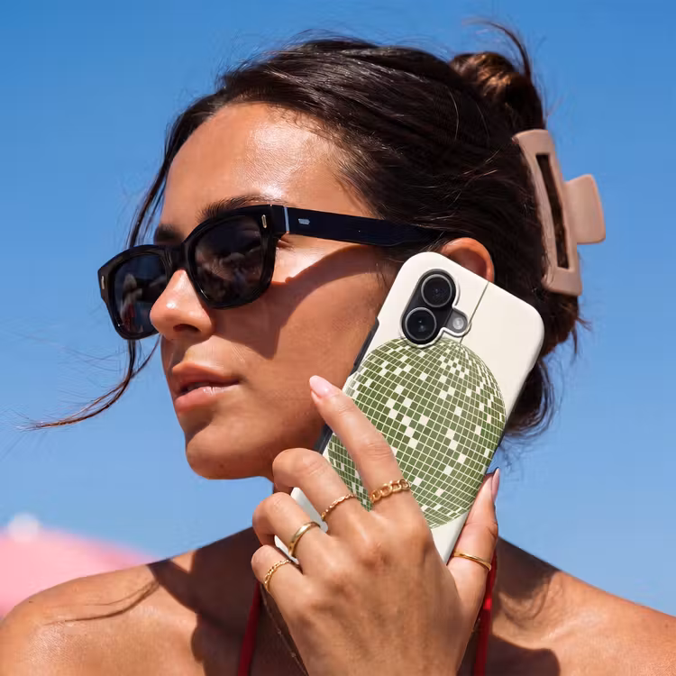 Telefoonhoesje Toughcase - Disco - Bal - Groen - Abstract - Modern — 6
