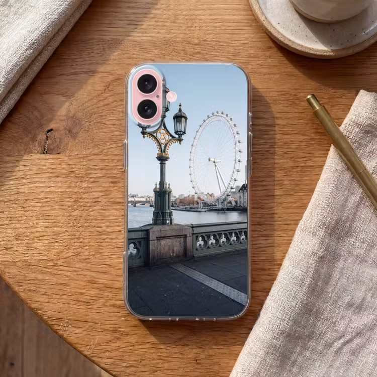 Telefoonhoesje - Reuzenrad - Londen - Stad - Architectuur - Brug — 2