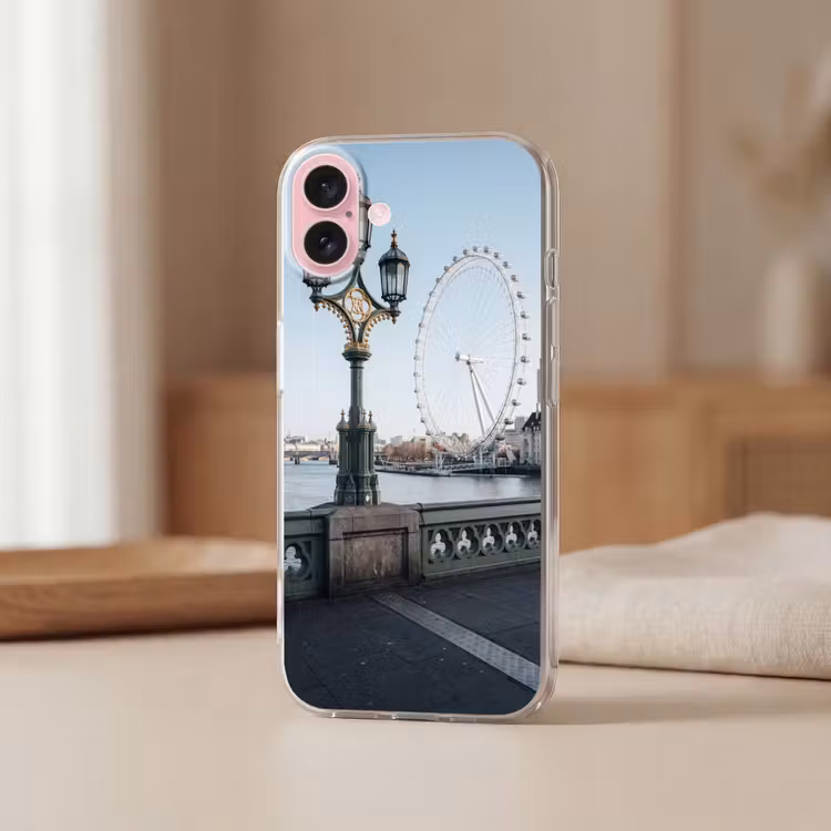 Telefoonhoesje - Reuzenrad - Londen - Stad - Architectuur - Brug — 3