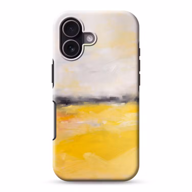 Telefoonhoesje Toughcase - Abstract - Landschap - Modern - Geel — 1
