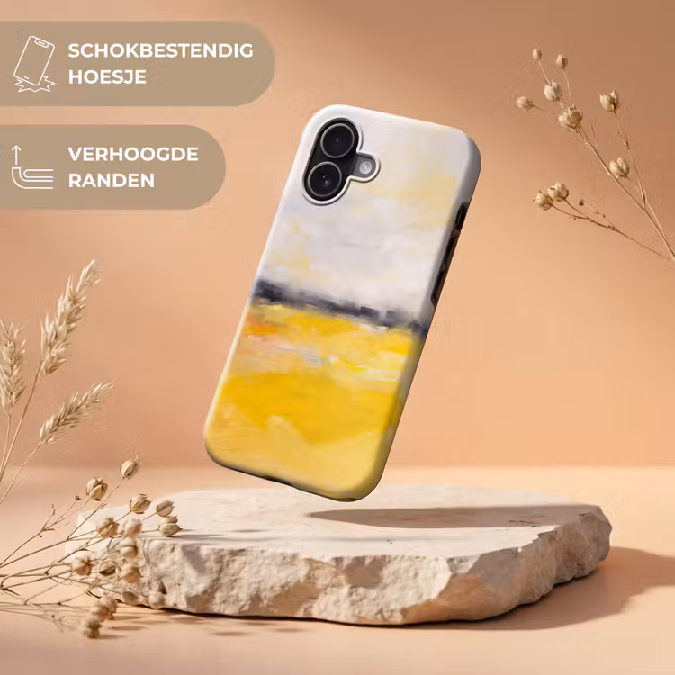 Telefoonhoesje Toughcase - Abstract - Landschap - Modern - Geel — 5