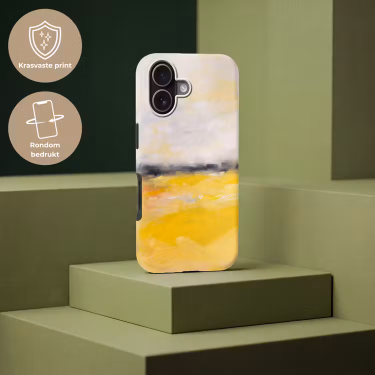 Telefoonhoesje Toughcase - Abstract - Landschap - Modern - Geel — 7