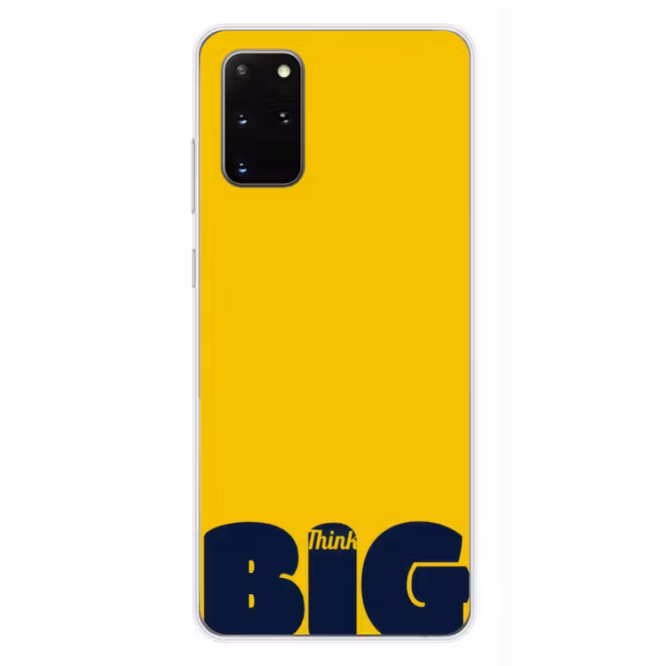 Telefoonhoesje - Geel - Think big - Grafisch — 4