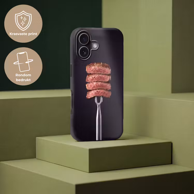 Telefoonhoesje Toughcase - Eten - Rosé - Vork — 7