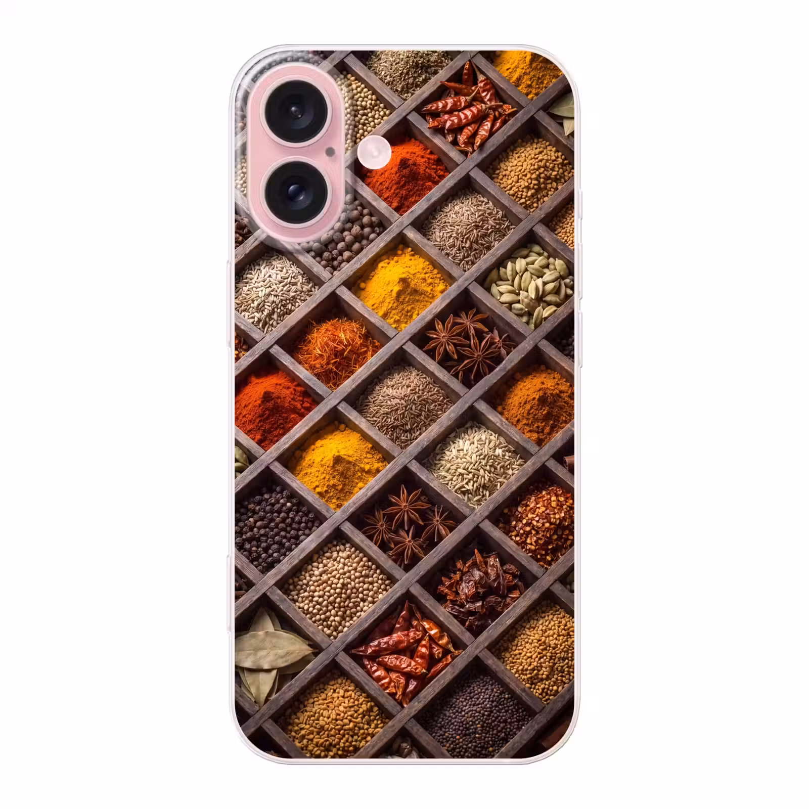 Telefoonhoesje - Kruiden - Houten - Eten — 1
