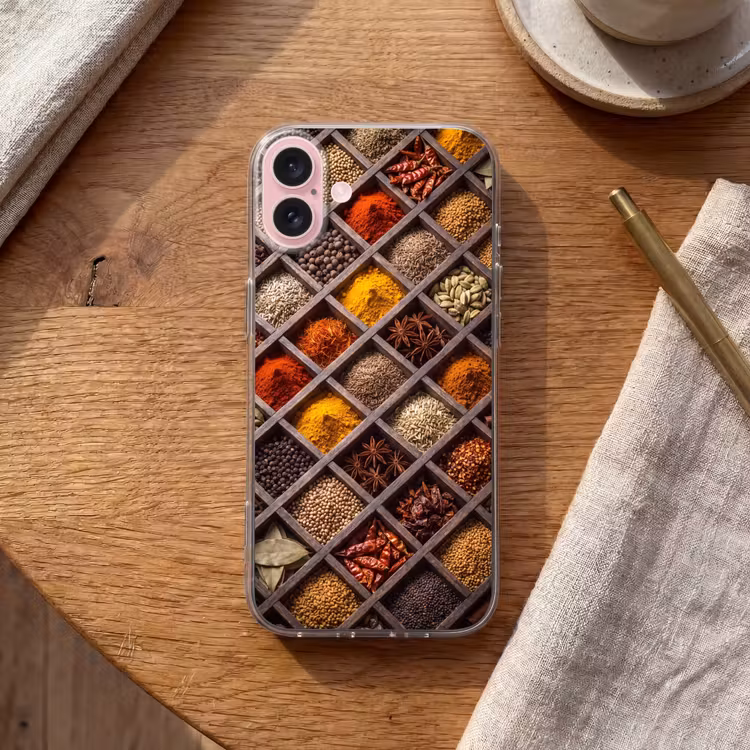 Telefoonhoesje - Kruiden - Houten - Eten — 2