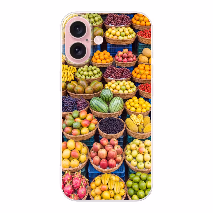 Telefoonhoesje - Fruit - Markt - Kleurrijk — 1