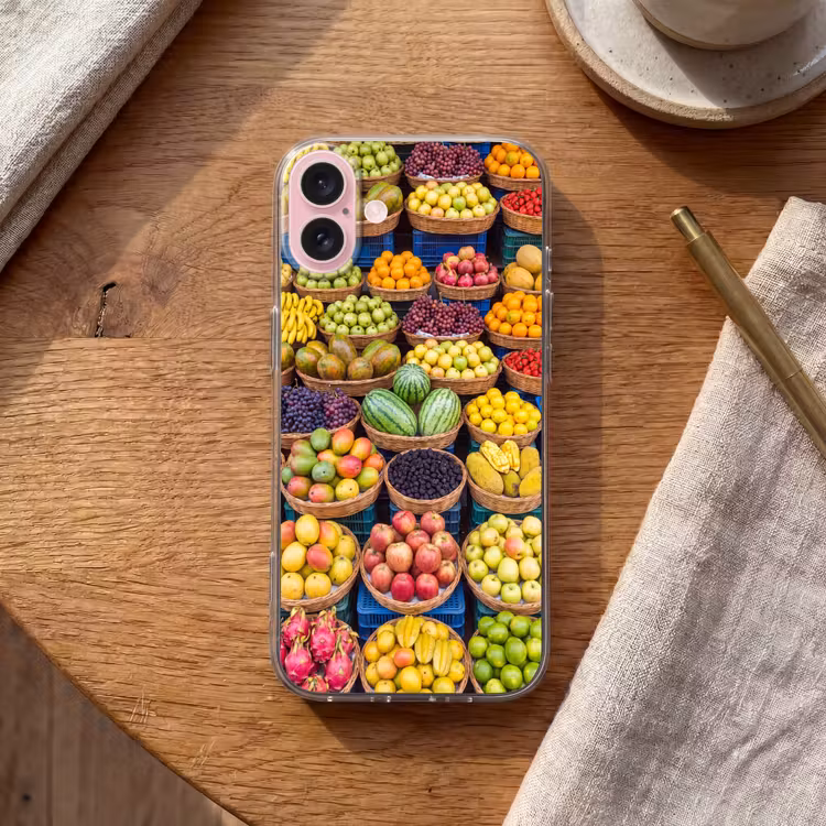 Telefoonhoesje - Fruit - Markt - Kleurrijk — 2