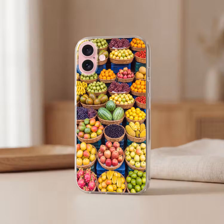 Telefoonhoesje - Fruit - Markt - Kleurrijk — 3