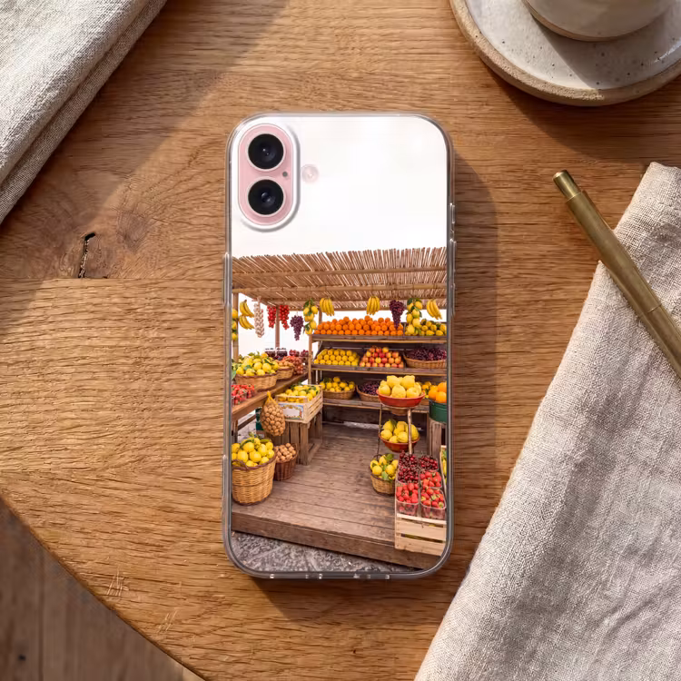 Telefoonhoesje - Marktkraam - Fruit - Vers — 2