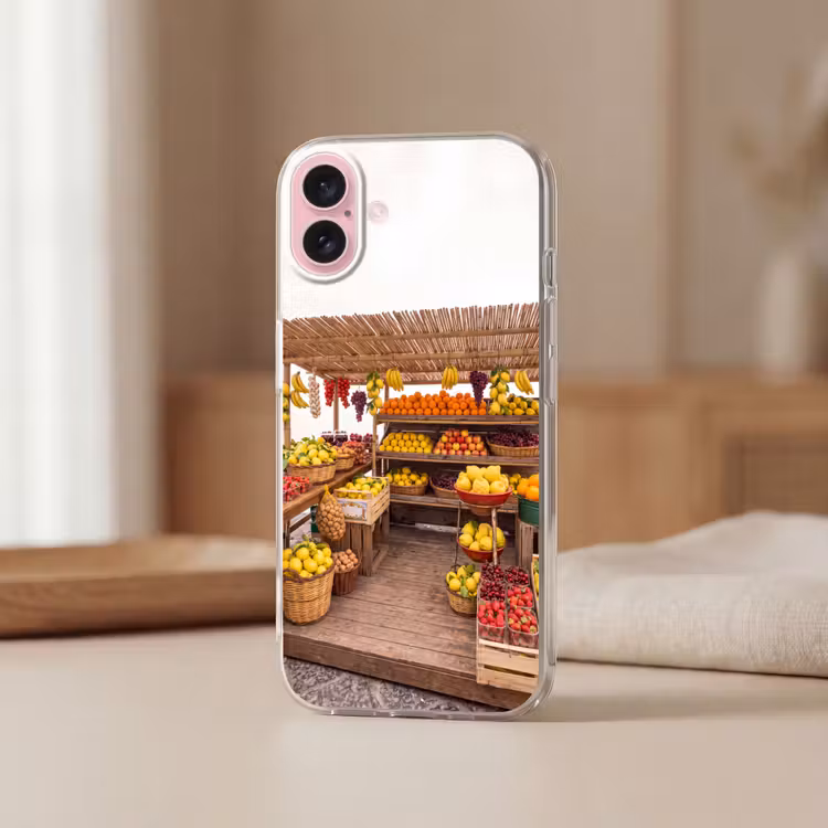 Telefoonhoesje - Marktkraam - Fruit - Vers — 3