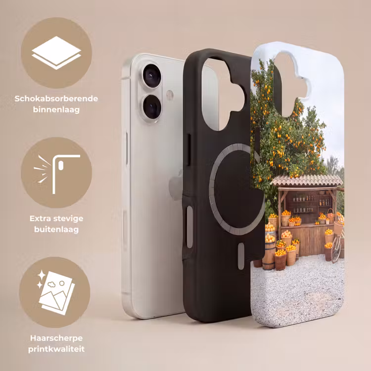 Telefoonhoesje Toughcase - Fruit - Markt - Landelijk — 3
