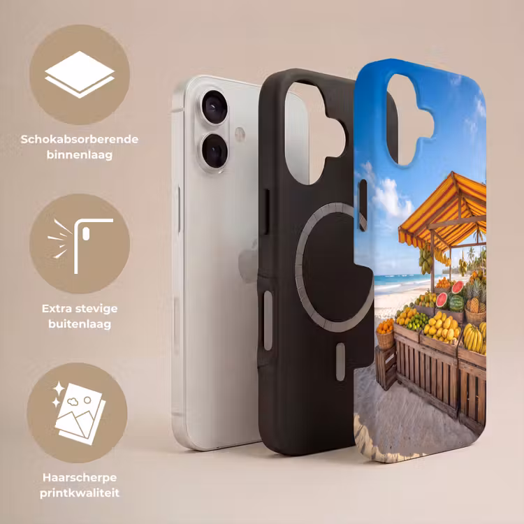 Telefoonhoesje Toughcase - Fruit - Strand - Tropisch — 3