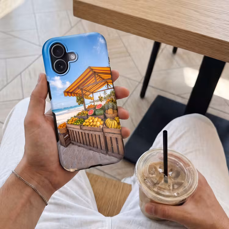 Telefoonhoesje Toughcase - Fruit - Strand - Tropisch — 4