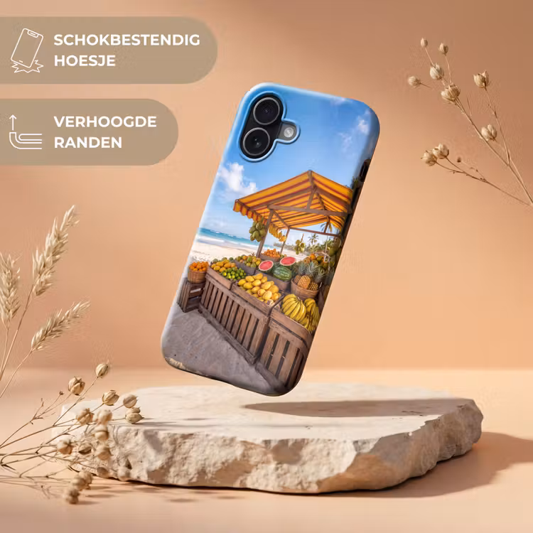 Telefoonhoesje Toughcase - Fruit - Strand - Tropisch — 5