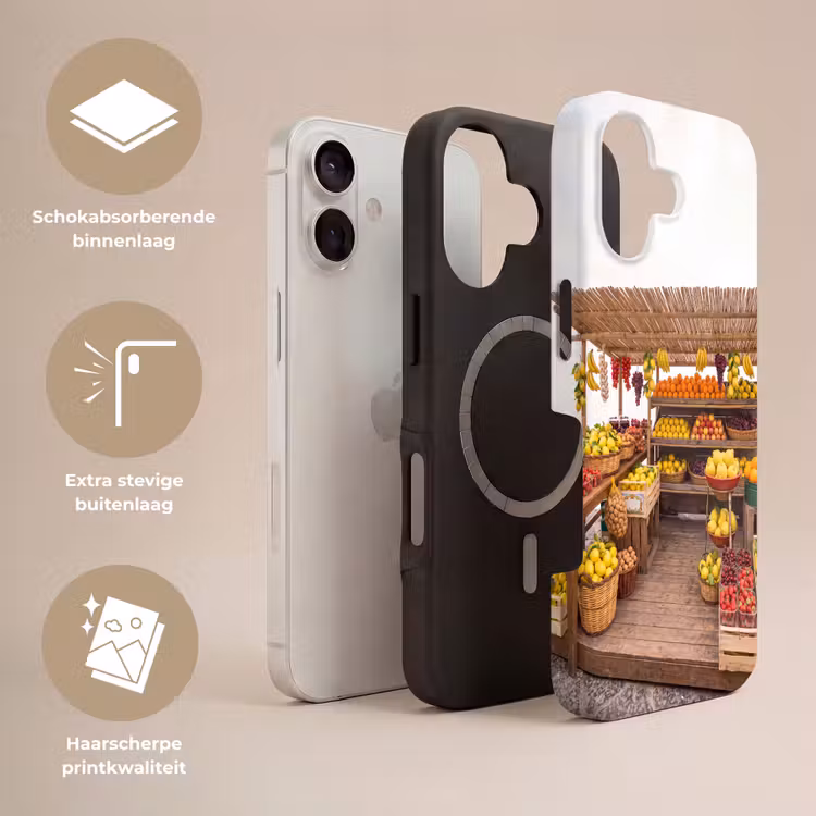 Telefoonhoesje Toughcase - Marktkraam - Fruit - Vers — 3