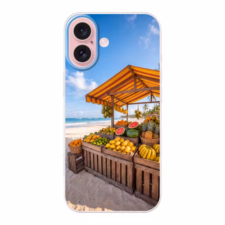 Telefoonhoesje - Fruit - Strand - Tropisch — 1