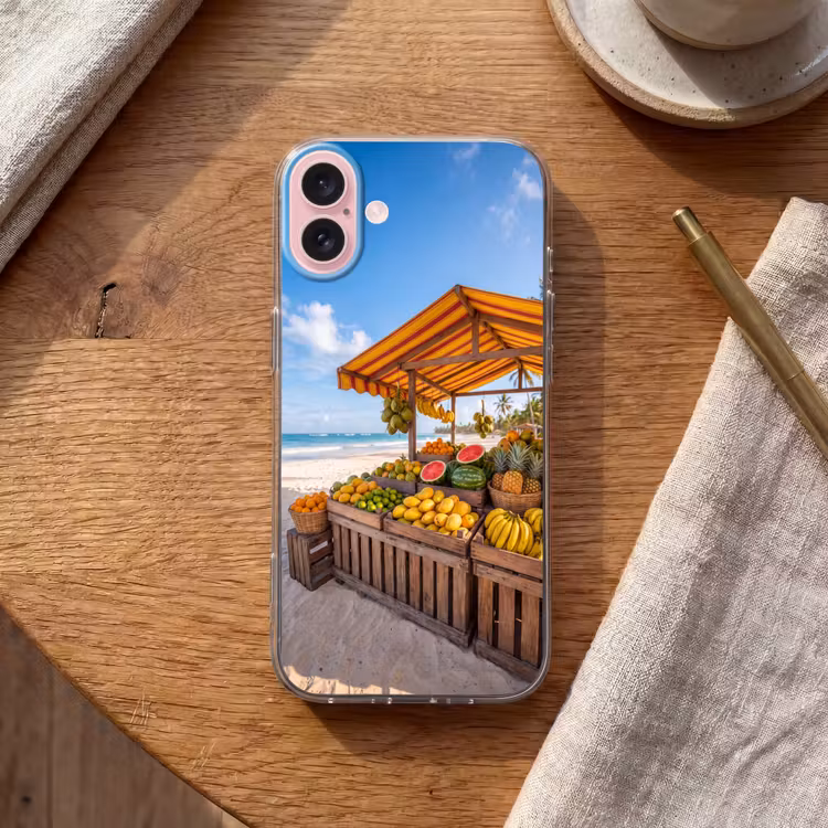 Telefoonhoesje - Fruit - Strand - Tropisch — 2