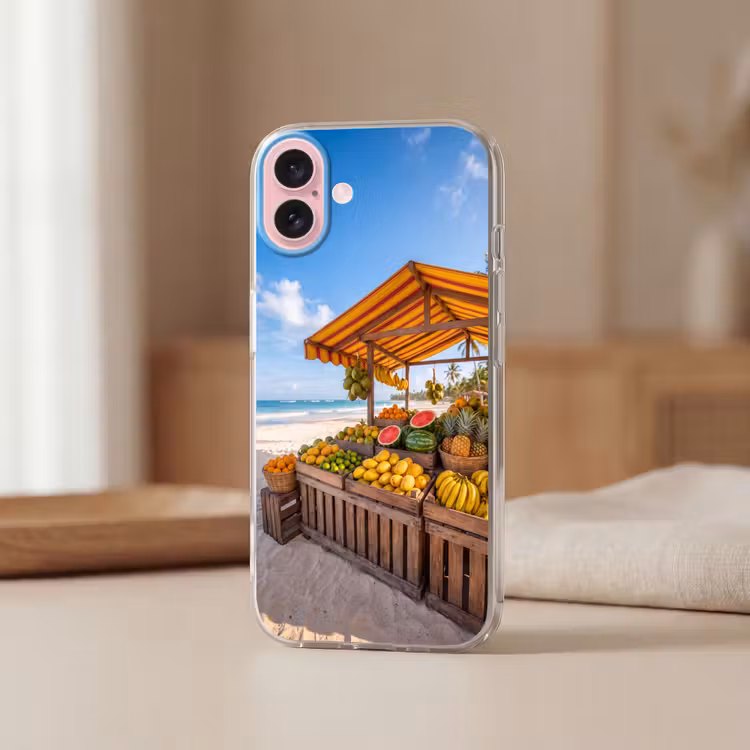 Telefoonhoesje - Fruit - Strand - Tropisch — 3