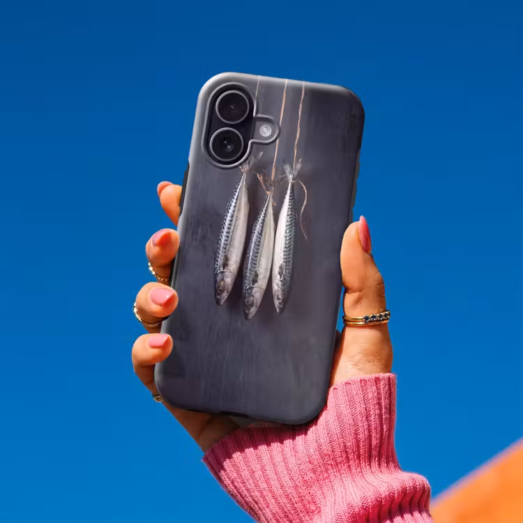 Telefoonhoesje Toughcase - Drie vissen - Touw — 2