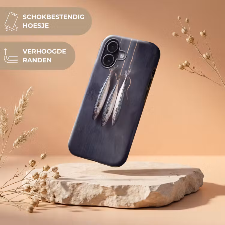 Telefoonhoesje Toughcase - Drie vissen - Touw — 5