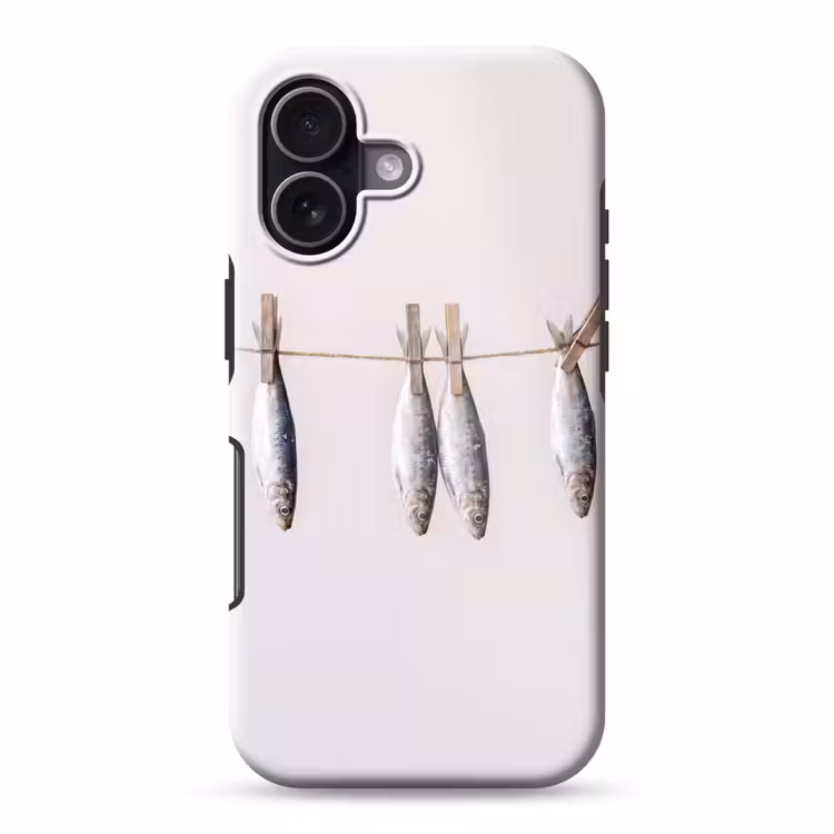 Telefoonhoesje Toughcase - Vis - Hangend - Eten — 1
