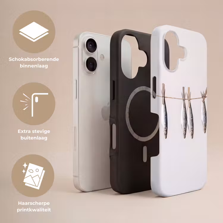 Telefoonhoesje Toughcase - Vis - Hangend - Eten — 3