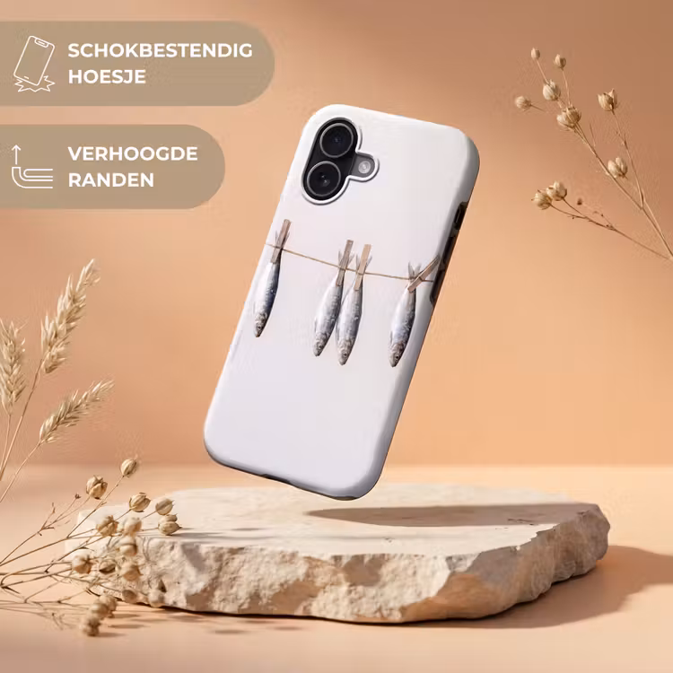 Telefoonhoesje Toughcase - Vis - Hangend - Eten — 5