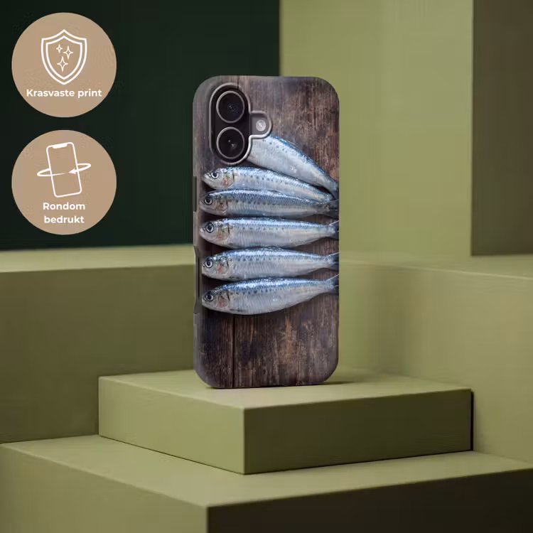 Telefoonhoesje Toughcase - Vis - Hout - Eten — 7