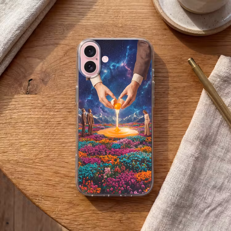 Telefoonhoesje - Handen - Ei - Surrealisme — 2