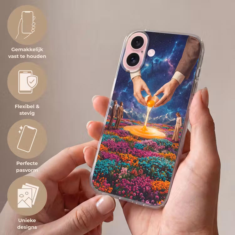 Telefoonhoesje - Handen - Ei - Surrealisme — 4