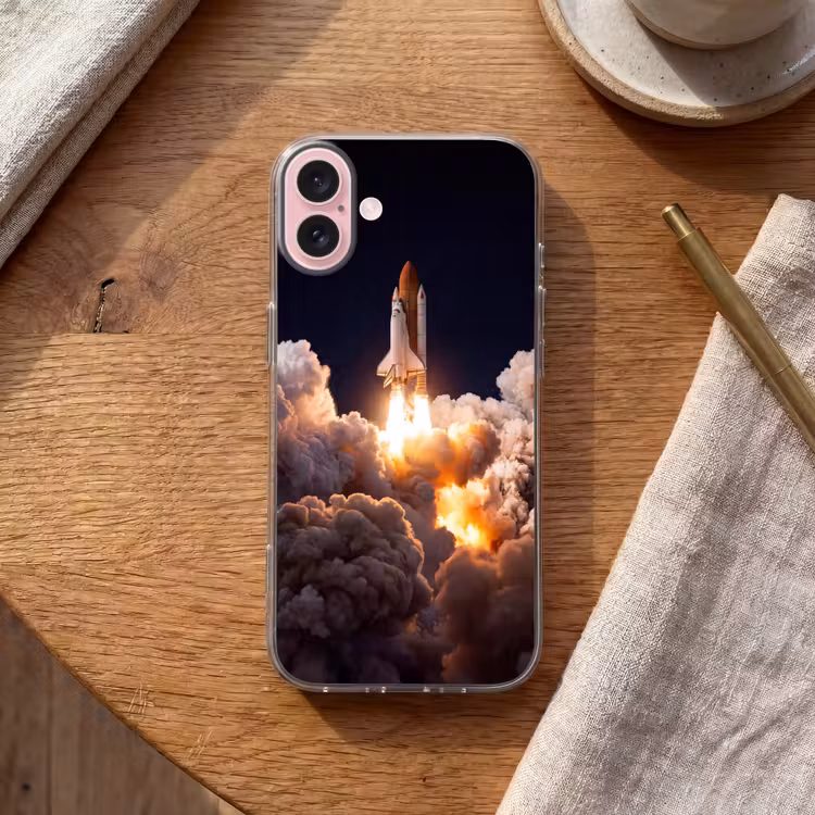 Telefoonhoesje - Ruimtevaartuig - Lancering - Sterren — 2