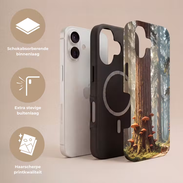 Telefoonhoesje Toughcase - Bos - Bomen - Natuur — 3