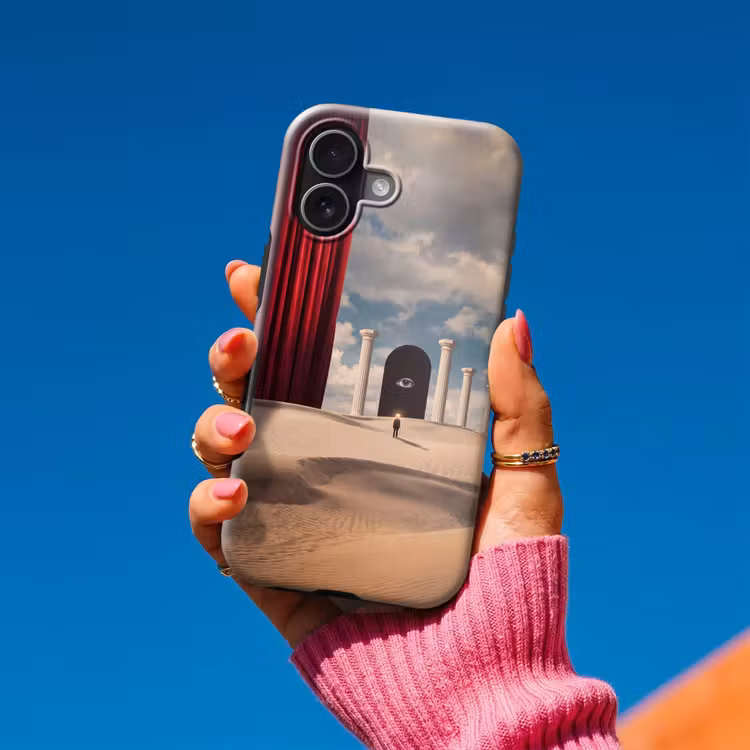 Telefoonhoesje Toughcase - Droom - Woestijn - Oog — 2