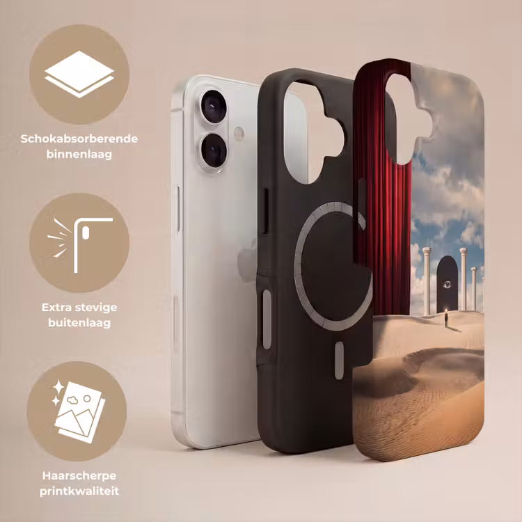 Telefoonhoesje Toughcase - Droom - Woestijn - Oog — 3