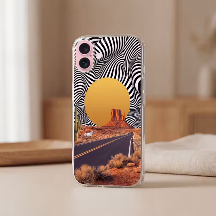Telefoonhoesje - Paard - Woestijn - Natuur — 3