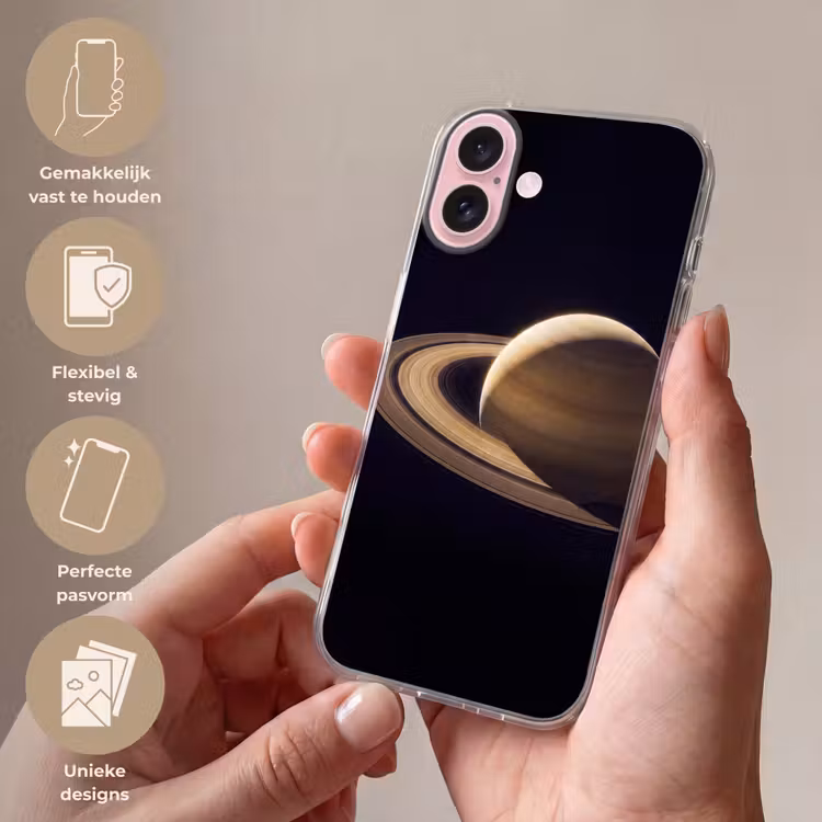 Telefoonhoesje - Planeet - Ringen - Ruimte — 4