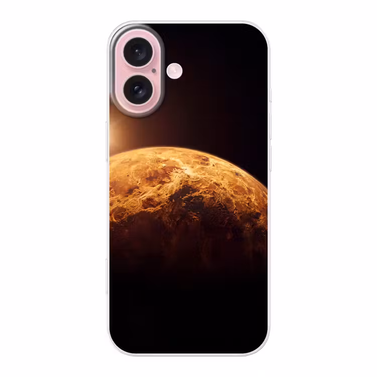 Telefoonhoesje - Planeet - Ruimte - Oranje — 1