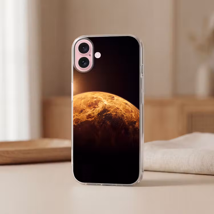 Telefoonhoesje - Planeet - Ruimte - Oranje — 3