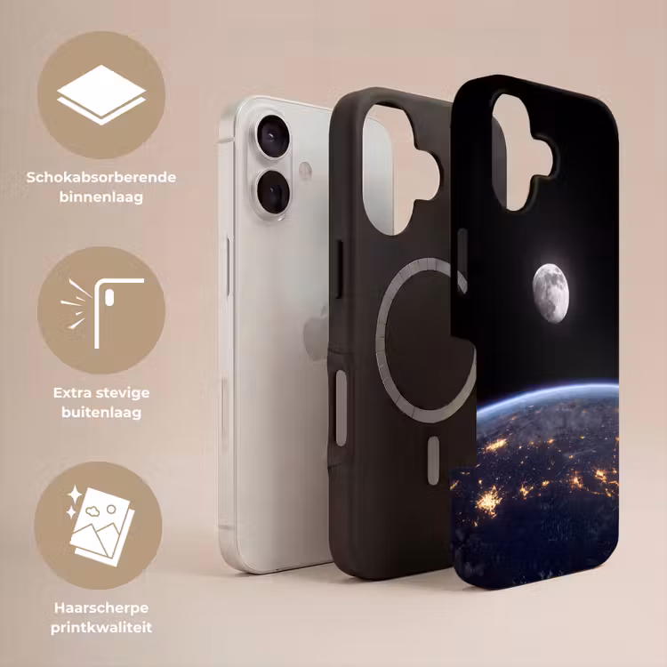 Telefoonhoesje Toughcase - Aarde - Nacht - Ruimte — 3